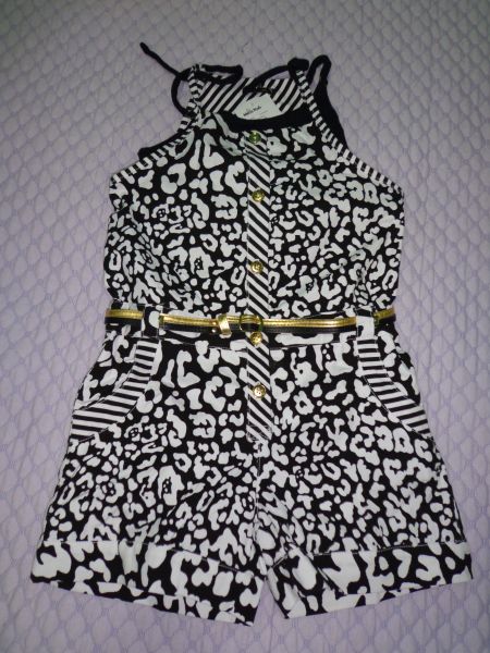 REF: 9240 MACACÃO ESTAMPADO KOMPOZER TAM 6/8/10 MARIA MOLE